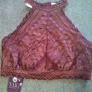 Saki Silver by Diana M. Baza Night top